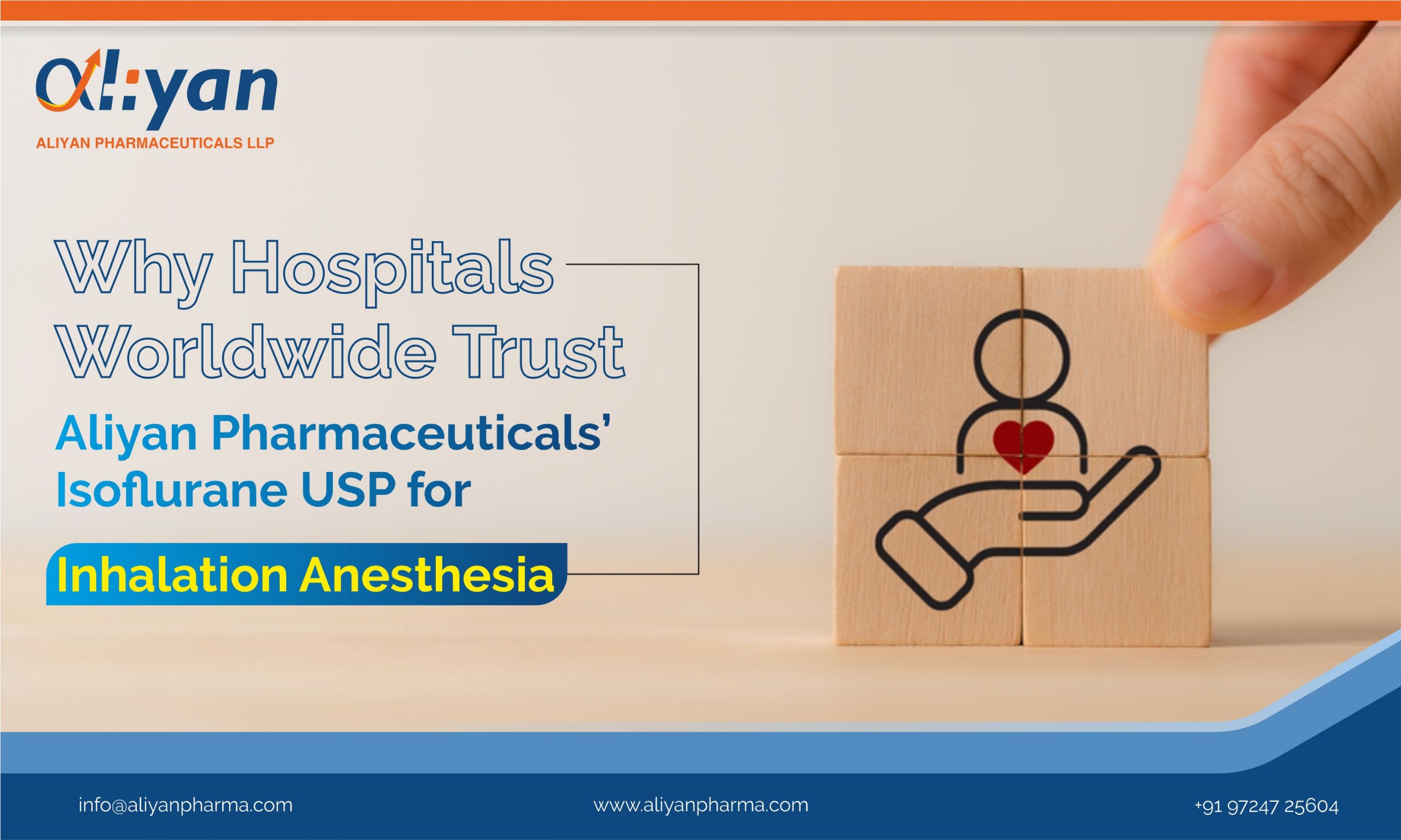 Why Hospitals Worldwide Trust Aliyan Pharmaceuticals’ Isoflurane USP for Inhalation Anesthesia