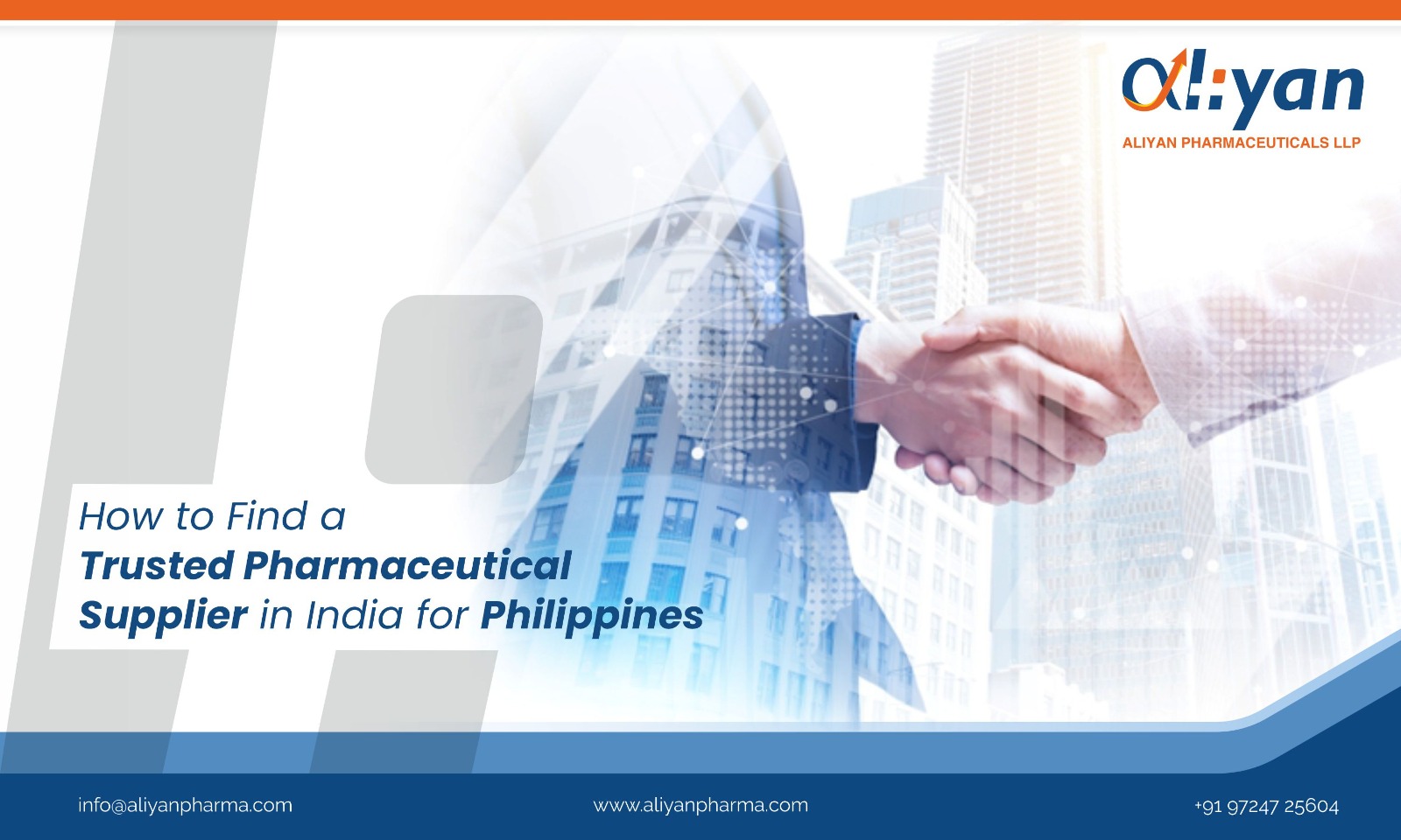 How to Find a Trusted Pharmaceutical Supplier in India for Philippines